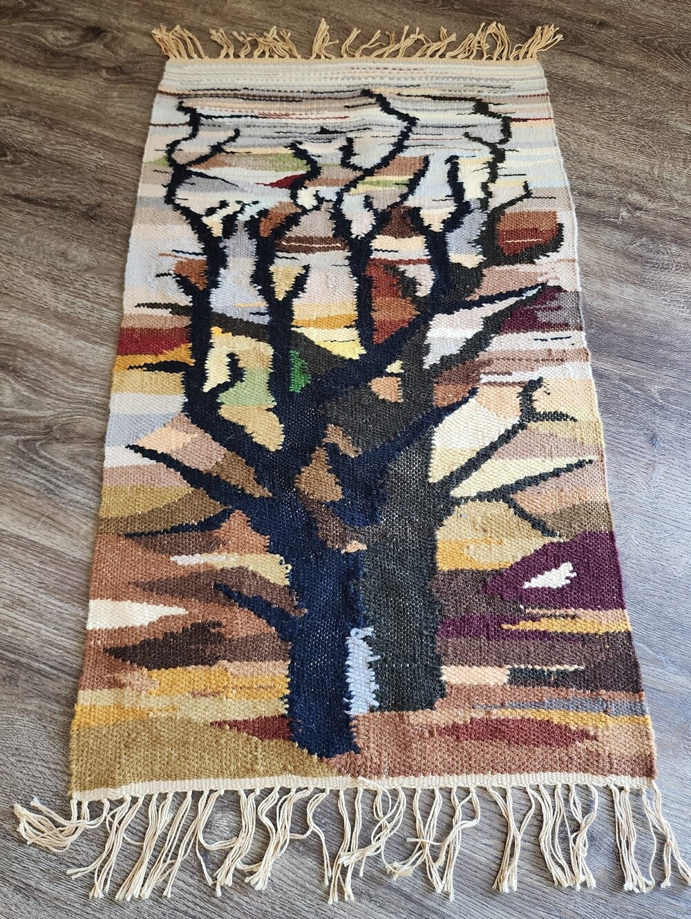 Handmade Tree Tapestry #2946